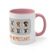Load image into Gallery viewer, Anti-depressants - Accent Coffee Mug, 11oz