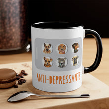 Load image into Gallery viewer, Anti-depressants - Accent Coffee Mug, 11oz