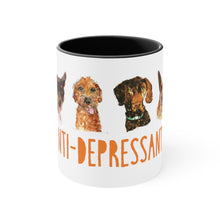 Load image into Gallery viewer, Anti-depressants II - Accent Coffee Mug, 11oz
