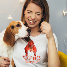 Load image into Gallery viewer, Rescue dogs, perfect from any angle II - Unisex Jersey Short Sleeve Tee
