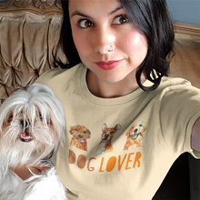 Load image into Gallery viewer, Dog lover - Unisex Jersey Short Sleeve Tee