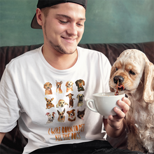 Load image into Gallery viewer, I was born to pet all the dogs - Unisex Jersey Short Sleeve Tee