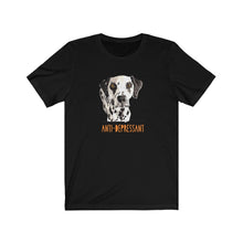Load image into Gallery viewer, Dalmatian Anti-depressant Unisex Jersey Short Sleeve Tee