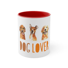 Load image into Gallery viewer, Dog lover - Accent Coffee Mug, 11oz