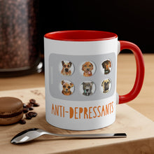 Load image into Gallery viewer, Anti-depressants - Accent Coffee Mug, 11oz