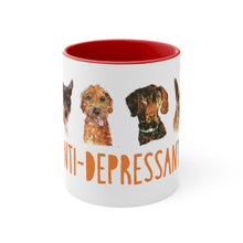 Load image into Gallery viewer, Anti-depressants II - Accent Coffee Mug, 11oz