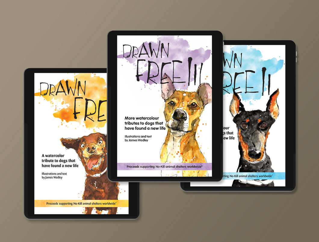 All 3 Drawn Free eBooks plus free downloadable calendar