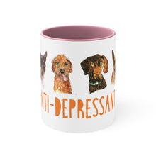 Load image into Gallery viewer, Anti-depressants II - Accent Coffee Mug, 11oz
