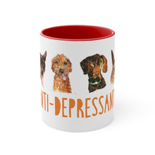 Load image into Gallery viewer, Anti-depressants II - Accent Coffee Mug, 11oz
